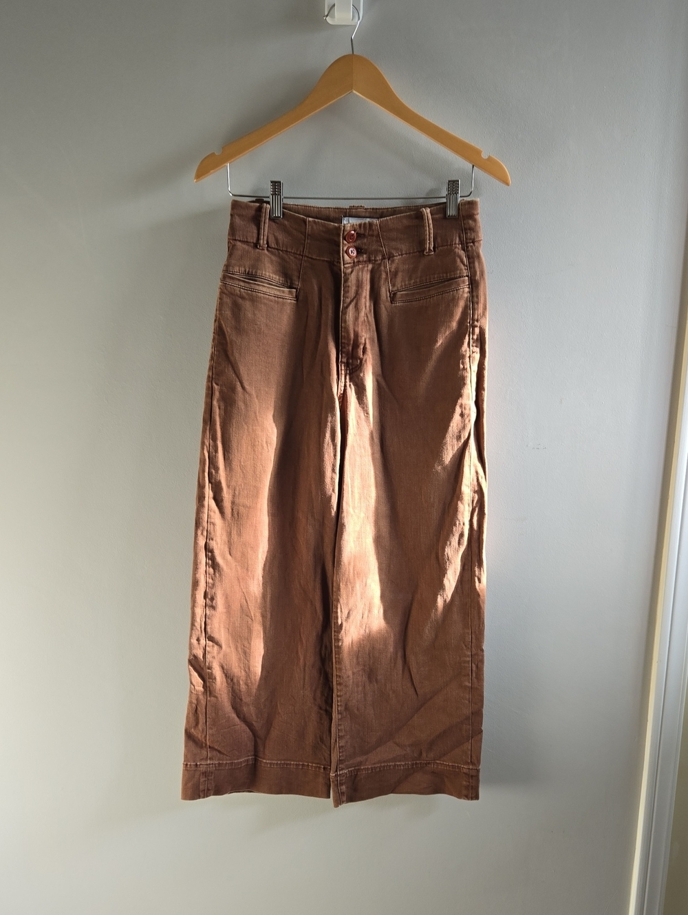 DU/ER Wide Leg Brown Pants Size 26